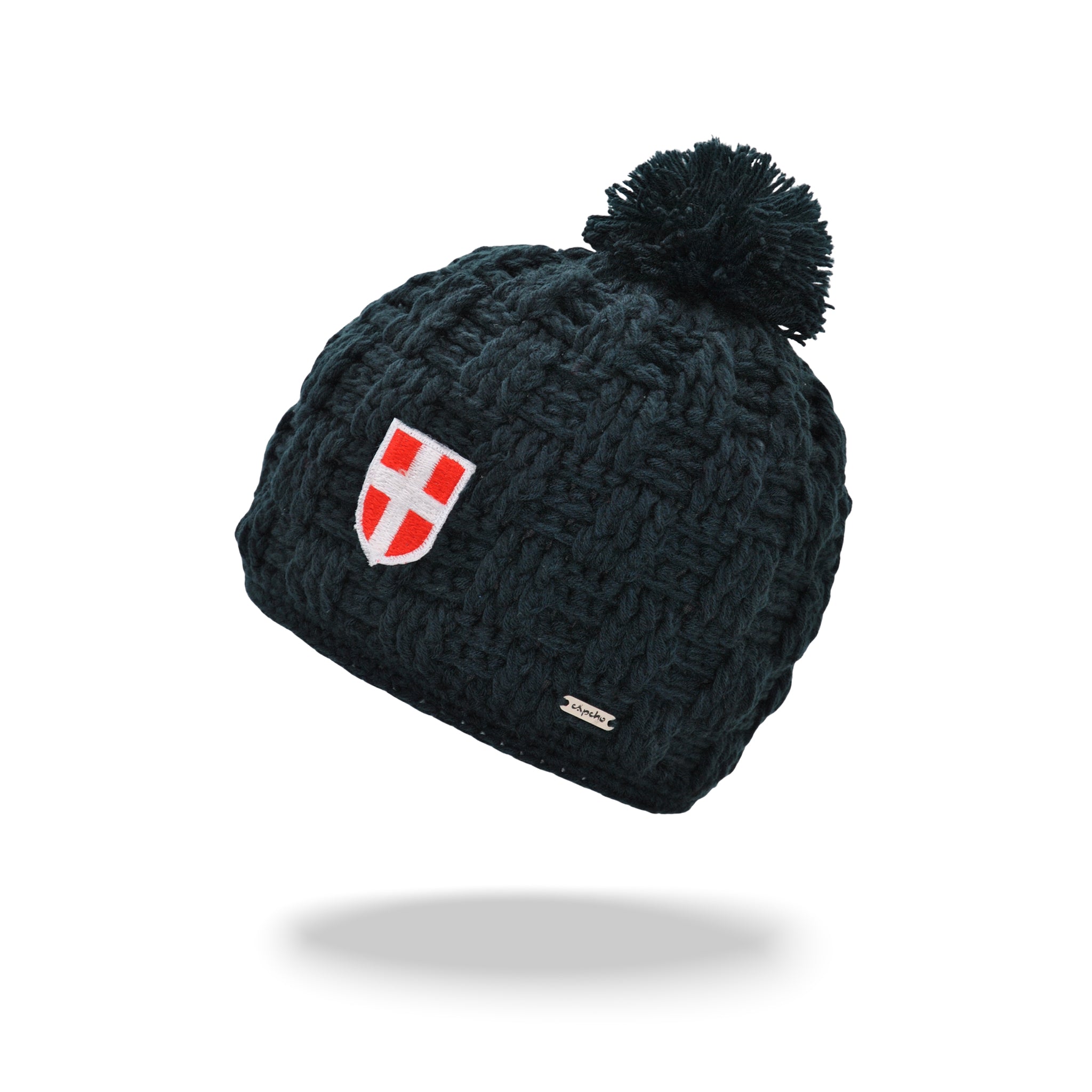 Bonnet Savoie Pompon - Bleu nuit