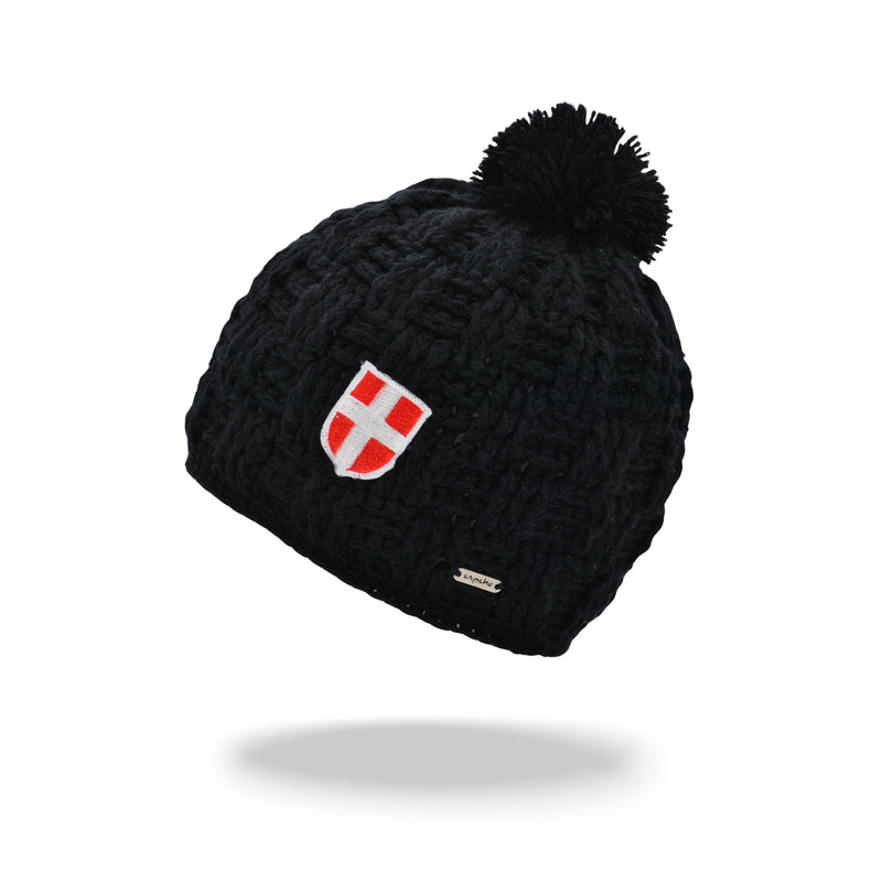 Bonnet Savoie Pompon - Noir